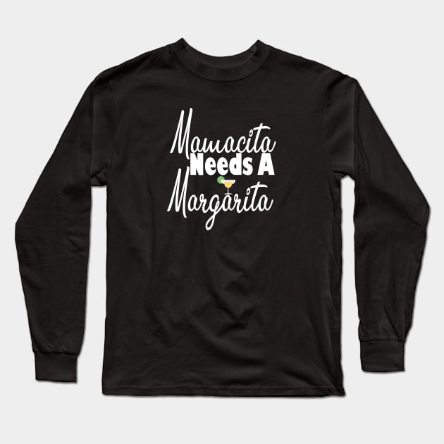 Mamacita Needs a Margarita, Cinco De Mayo Shirt, Margarita Shirt, Fiesta Shirt, Fiesta Bachelorette, Mom Shirt, Funny Mom Shirt Long Sleeve T-Shirt by wiixyou